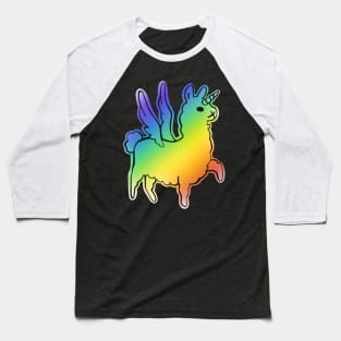 Majestically awesome llama - green Baseball T-Shirt